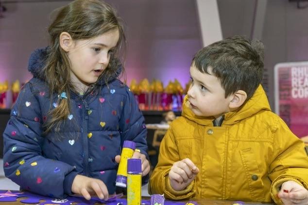 Olivia and Toby Goddard enjoying fun at the festival in 2020.
