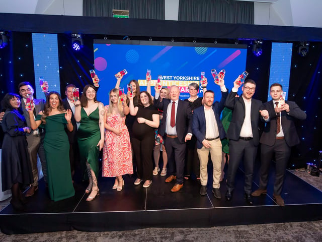 The West Yorkshire Apprenticeship Awards 2024 ceremony was held at the Cedar Court Hotel, Bradford on May 9. Pictured are all the winners on stage