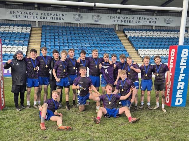 Outwood Academy Freeston Year 10 Boys’ Rugby team has been crowned winner of the Rugby League Yorkshire Cup,