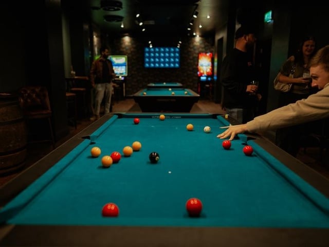 The pub also features professional pool tables, darts, food from The Pie Hole and a packed programme of entertainment.