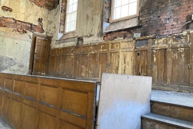 Planned work includes creating an events space within the former main number 1 courtroom.