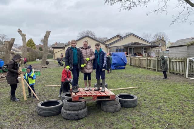 The award recognises the dedication Ackworth has put in to the children's outdoor playtime, which OPAL say benefits the children "Physically and mentally"