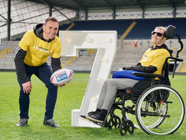 The friends will now both receive the CBE and hope to have a joint investiture after plans for them to receive their 2021 awards together were scuppered when Burrow was taken ill. (Photo: Leeds Rhinos)