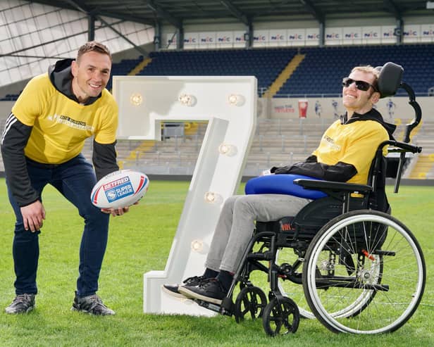 The friends will now both receive the CBE and hope to have a joint investiture after plans for them to receive their 2021 awards together were scuppered when Burrow was taken ill. (Photo: Leeds Rhinos)