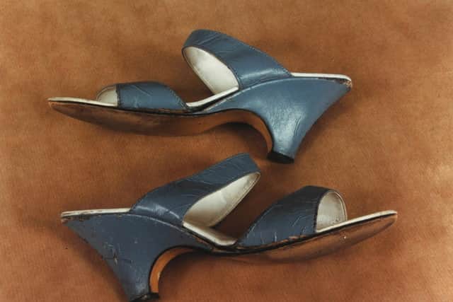 He forced his way into his victim’s home and forced her to wear a pair of blue mule shoes.