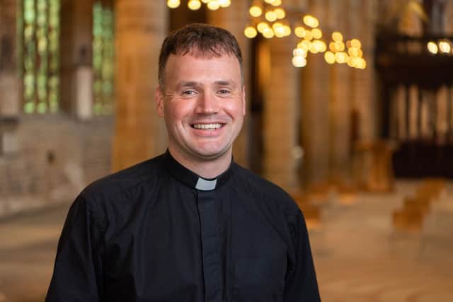 Father Tim will be moving to London after securing a job at the Diocese of London.