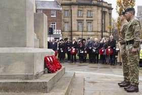 The city of Wakefield came together to mark Remembrance Sunday.