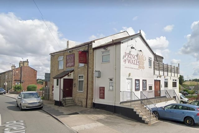 Prince Of Wales Inn at South Parade, Ossett; rated four on May 10.