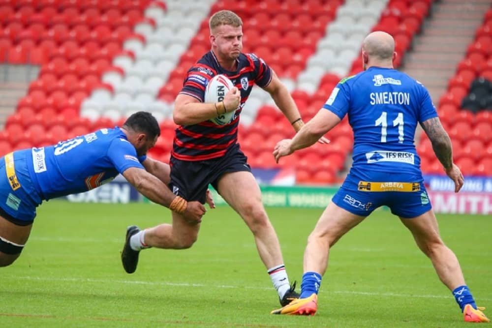 Jimmy Beckett in action for Featherstone Rovers last season. Picture: Kevin Creighton