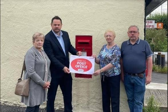 Simon Lightwood MP, along with Coun Margaret Isherwood, Coun David Pickersgill and Coun Betty Rhodes, are now urging the Post Office to take action so local residents have access to services.