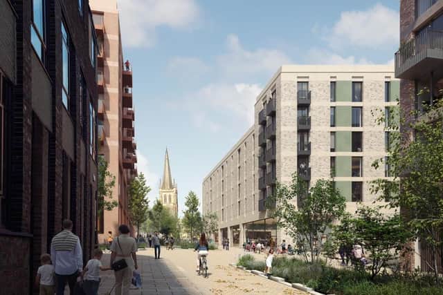 Major plans were revealed earlier this year to demolish The Ridings shopping centre in Wakefield. CGI of how the site could looks after redevelopment. Image: Wakefield Council