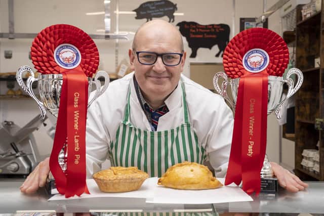 Paul Alderman, of The Butcher and Baker in Allerton Bywater, won two awards at the British Pie Awards.