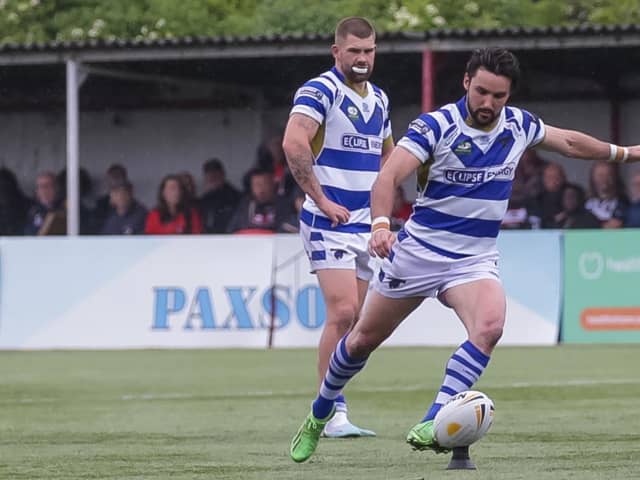 Louis Jouffret was key with the boot for Halifax Panthers against Featherstone Rovers