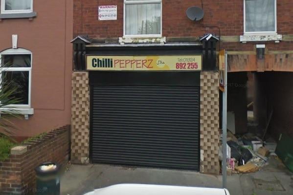 Chilli Pepperz at 6 Drury Lane, Normanton; rated 5 on February 22
