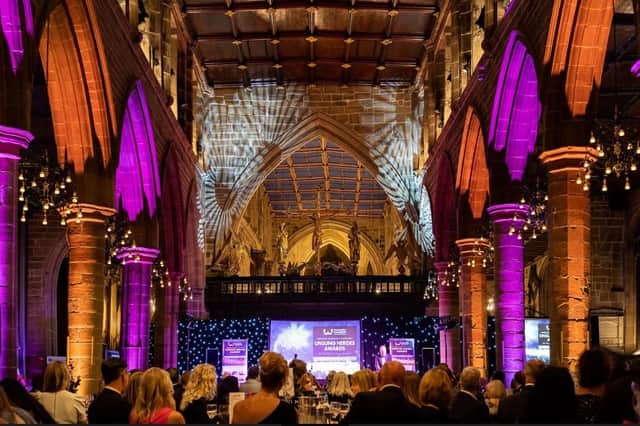 The glitzy awards will be held at Wakefield Cathedral in October.