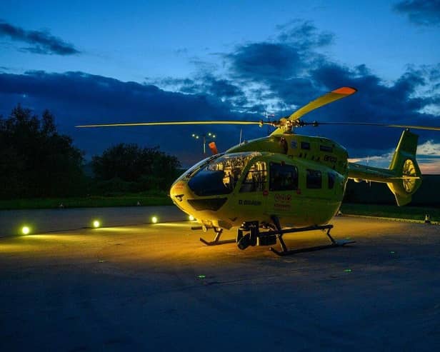 Yorkshire Air Ambulance is asking local businesses to join in and light up yellow on April 22.