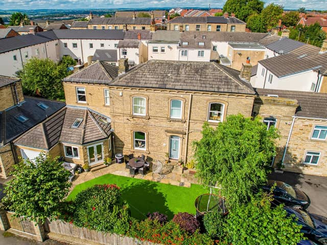 An overview of the stunning property with enclosed gardens.