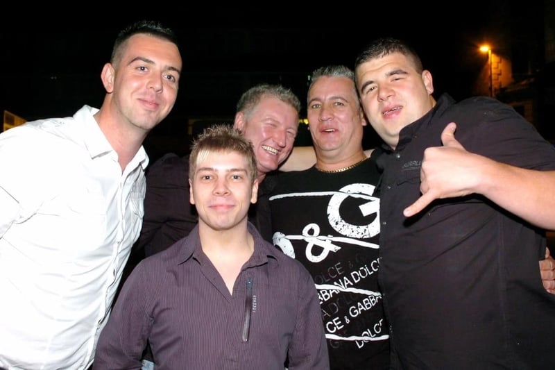 Ricky, Simon, Craig, Jordan and Lee in 2008.