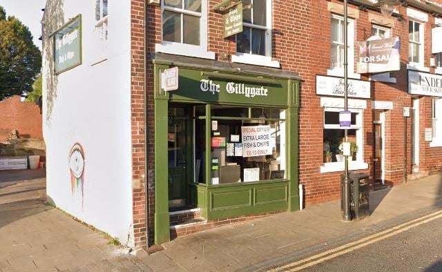 Rated 5: Gillygate Fisheries at 29 Gillygate, Pontefract; rated on April 9