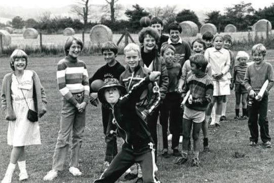 Mackie Hill School runs a holiday play scheme, 1983.