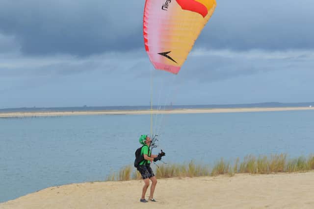 Paragliding at the Dune du Pilat