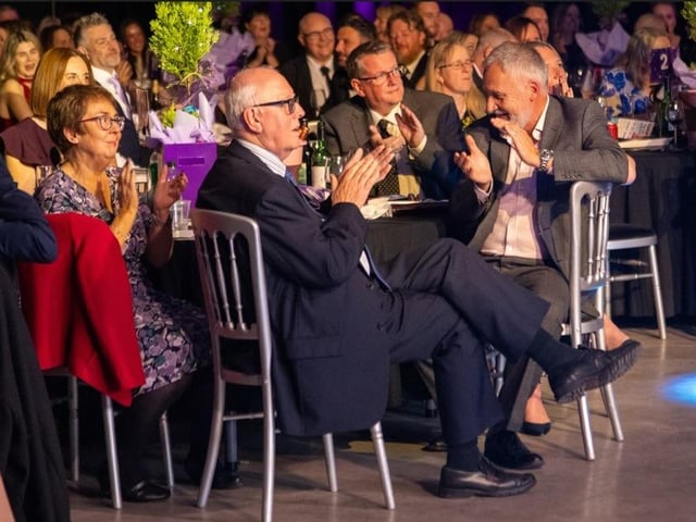 The celebration dinner was a way to bring people together.