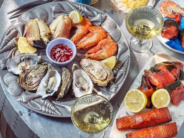 One of Rick Stein's seafood platters.