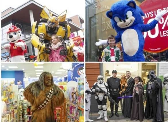 The cosplay event featuring the very best characters from pop culture decended on the shopping centre on Friday and Saturday, and happily posed for photos with fans of all ages.