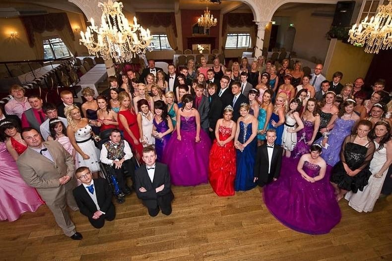 Pupils from Featherstone Technical College showed off their best outfits during prom at King's Croft Hotel, Pontefract, in July 2011.