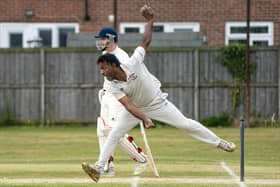 Mohamed Zacky Uvais took four wickets for West Bretton at Hemsworth MW. Picture: Scott Merrylees