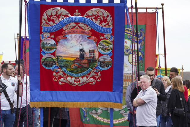 Durham Miners' Association banner