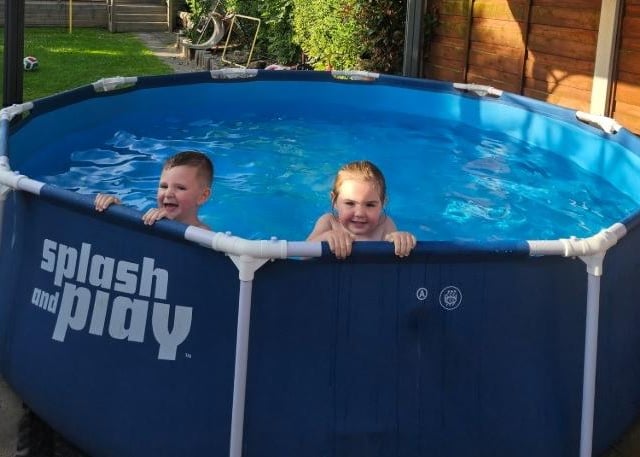 There's no better way to splash and play! Shared by Danielle O'Reilly