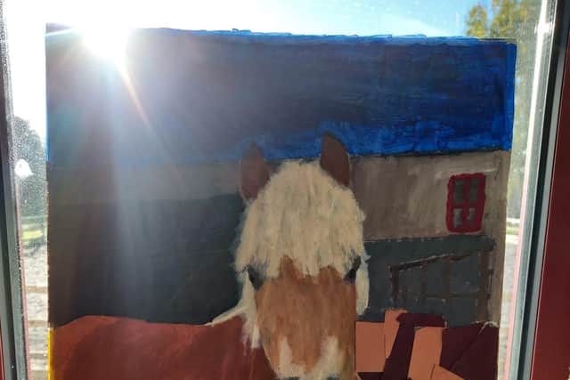 An NHS group that uses Wakefield RDA painted a portrait of Zach to remember him.