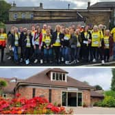 More than 20 Farnell employees joined the family of Paul Johnson to complete a six miles long charity walk in Horbury, that included the school that Paul attended in his youth and local pubs that he enjoyed with his wife and family.