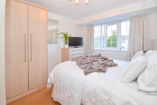 A second double bedroom within the Ackworth property.