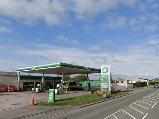 The petrol station on Wakefield Road. Picture by Google