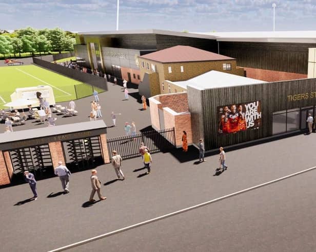 Proposals for Castleford Tigers' ground includes building a new east stand.