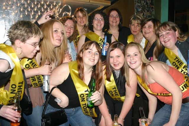 Group night out in 2005.