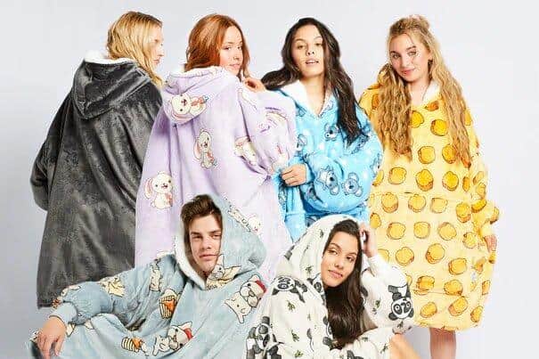 The oodie is one of many wearable blankets selling out accross the country. (Picture: The Oodie)
