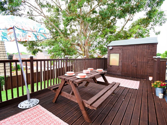 A place to enjoy the summer, for dining al fresco or entertaining friends or family.