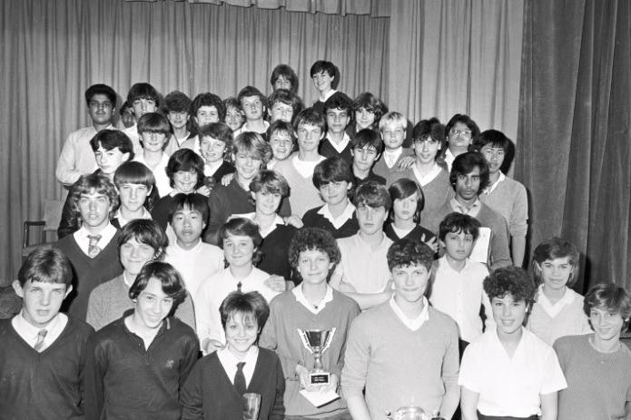 1985 - Eastmoor High School award winners.