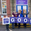 Three Lane Ends Academy celebrates its 'Good' Ofsted rating.