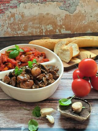 Mushroom bourguignon is fast becoming a firm family favourite.