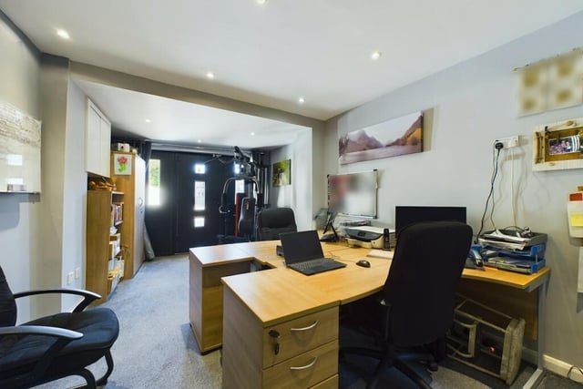 Additionally, the house features a substantial ground floor office space with a separate front door.