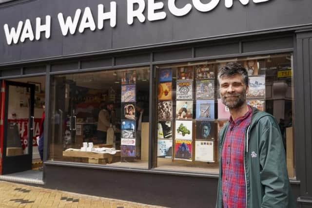 The in 2022, he made the monumental business move of Wah Wah Records from Wakefield’s Brook Street to Cross Square.