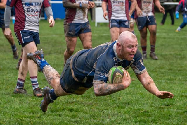Sam Millard was a try scorer for Pontefract RUFC in their game at Morley.