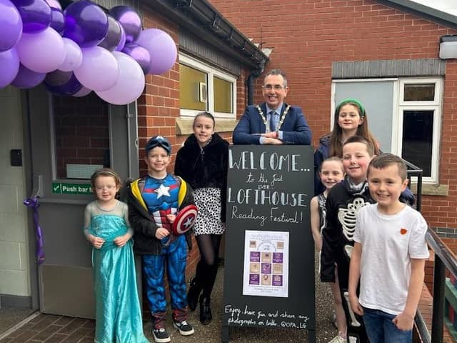 Wakefield Deputy Mayor opened the first ever Reading Festival at Outwood Primary Academy Lofthouse Gate.