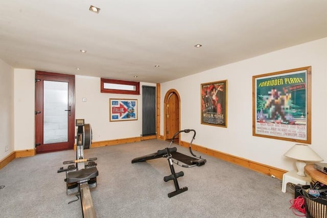 There's space for a home gym, if so desired.