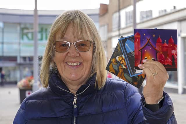 Jill Farringdon, manager of Cards for Good Causes Wakefield.