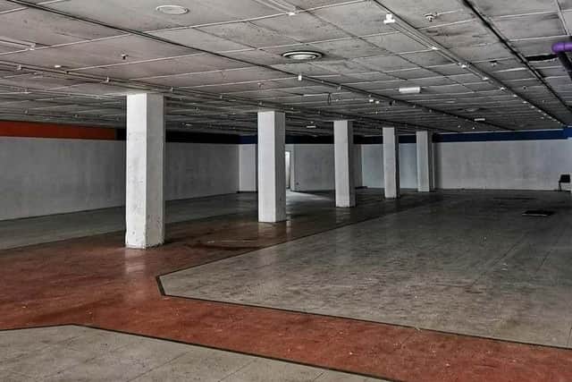 Interior of Castleford's former Poundstretcher store.  Credit: Lost Places & Forbidden Faces